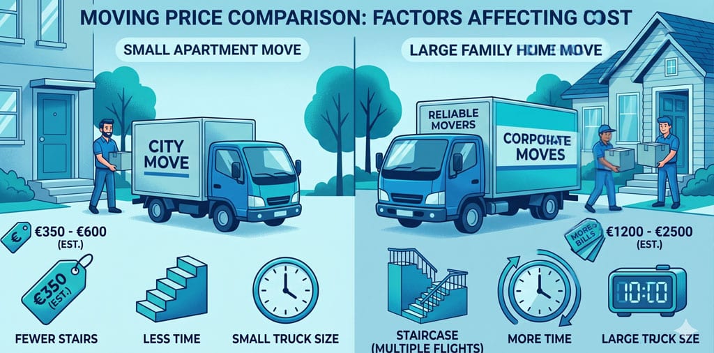Cost of Hiring Movers in Beaumont